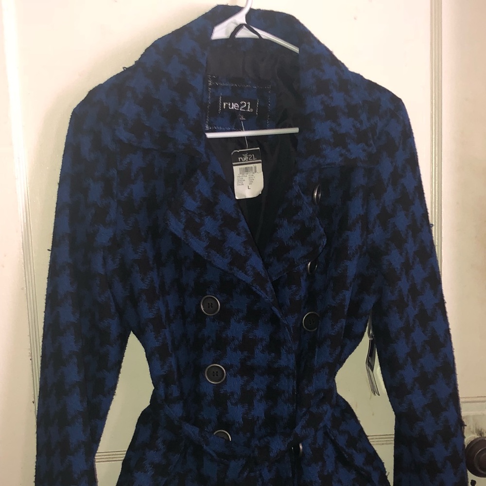 Rue21 Houndstooth Jacket NWT